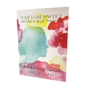 Taylor Swift Incredible Things Perfume Mini Booklet EDP Eau De Parfum, 1.5ml NEW
